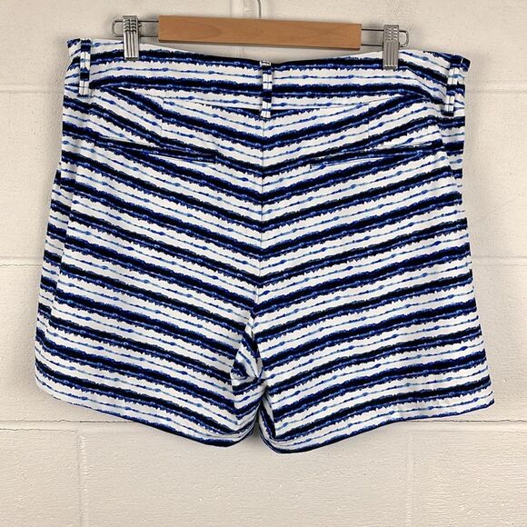 Spanx women’s sunshine short 6” blue painted stripe short NWT size 1X - Picture 4 of 5